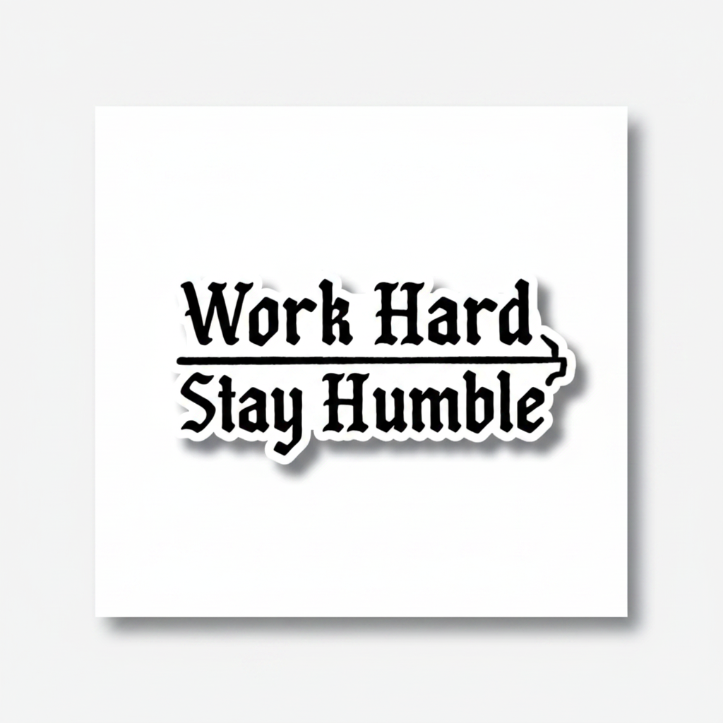 Work Hard Stay Humble